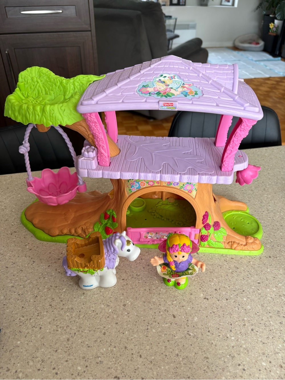 Fisher Price Little People Fairy Treehouse with horse